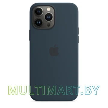 Чехол для телефона Apple MagSafe Silicone Case для iPhone 13 Pro Max (синий омут)